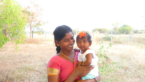 Anitha and Kartiks baby